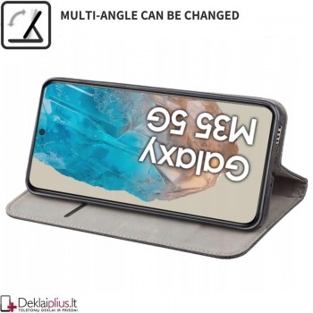 Telone atverčiamas dėklas - raudonas (Samsung Galaxy M35 5G) Telone atverčiamas dėklas - raudonas (Samsung Galaxy M35 5G)